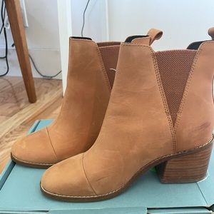 Tom’s Esme tan leather boots